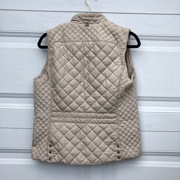 Quilted beige Vest - Picture 8 of 8